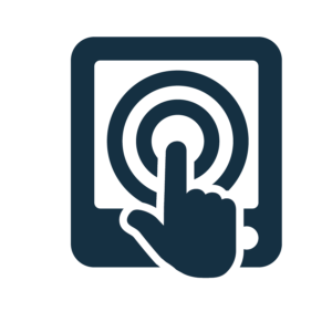 interactive touchscreen logo
