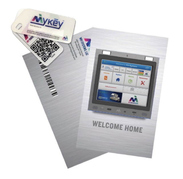 onboarding package for residents with mykey key cards