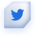 blue and white twitter icon
