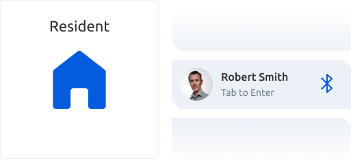 app resident with blue house icon