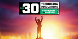man holding arms up in the air and celebrating mvi making 2021 top 30 tech innovators list