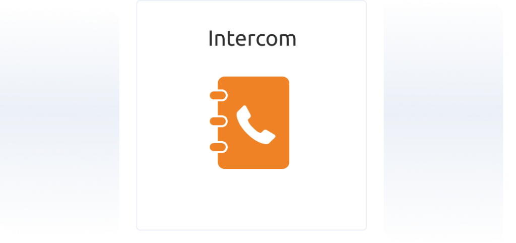 orange keycom intercom phonebook icon